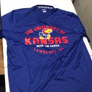 Kansas university champion t shirt